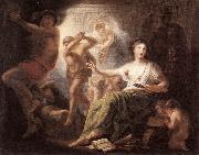 LENS, Andries Cornelis Hercules Protects Painting from Ignorance and Envy s oil